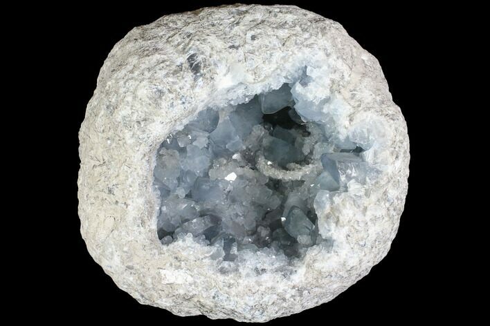 Huge, Celestine (Celestite) Geode ( Lbs) - Top Quality #87137